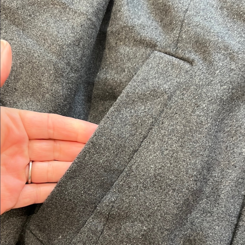Allegra K Men’s Double-Breasted Trench Coat | Size 44/Medium - Picture 3 of 8